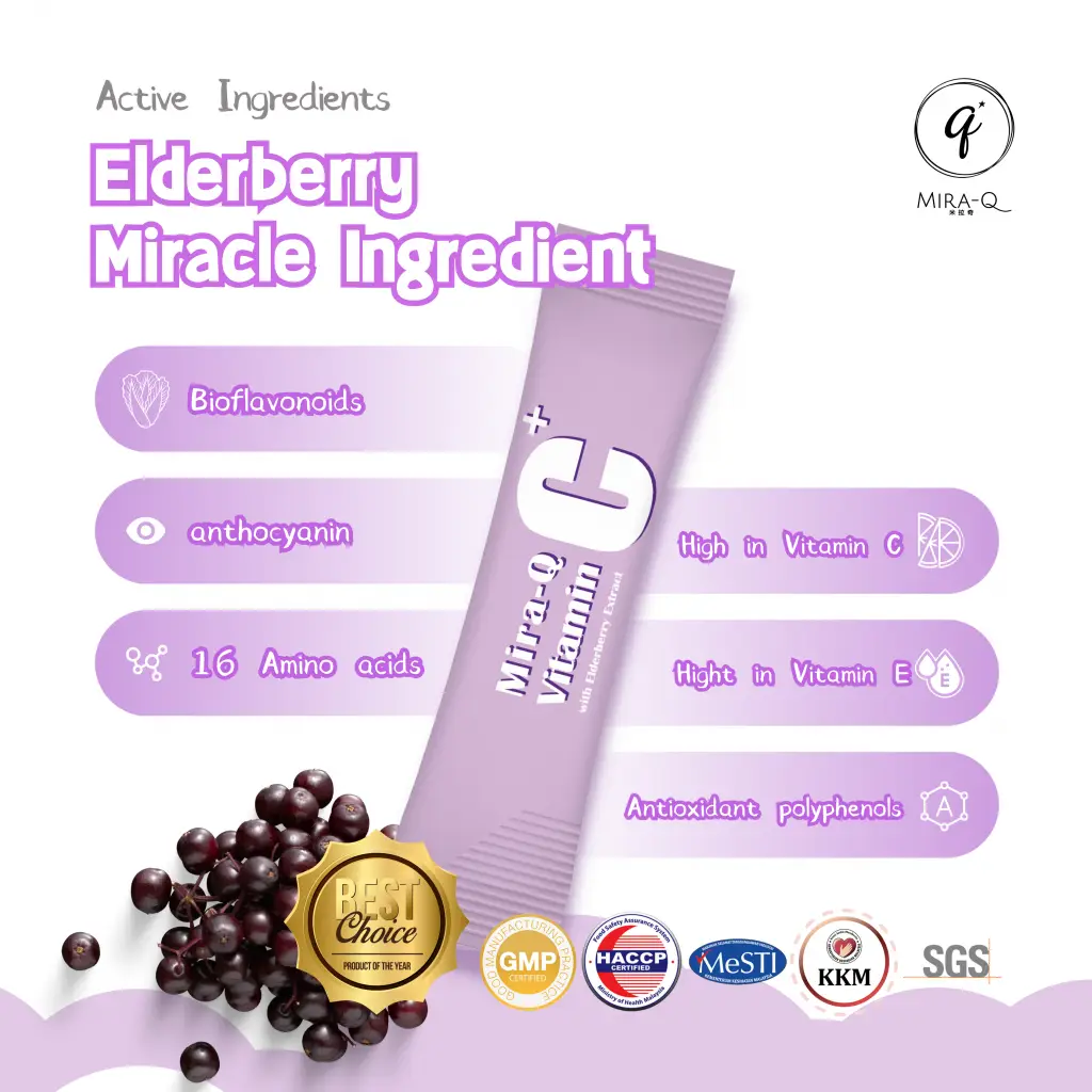 [Value Set] Mira-Q Elderberry Vitamin C Plus