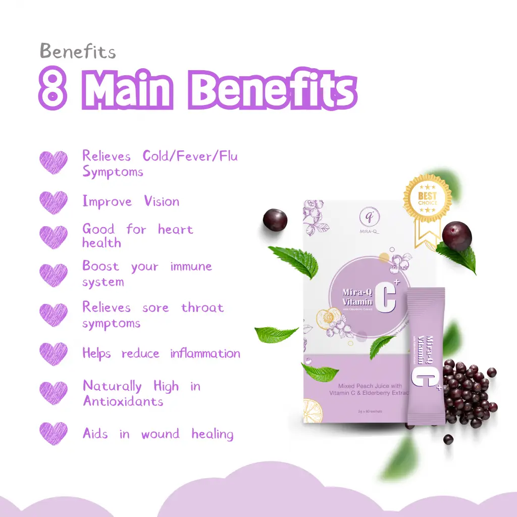 [Value Set] Mira-Q Elderberry Vitamin C Plus